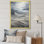 «Candra Desert Sandstorm Symphony Impasto», reproduction sur toile encadrée