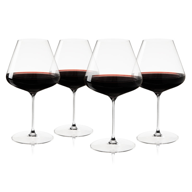 Verre à vin définition Bourgogne, ensemble de 4
