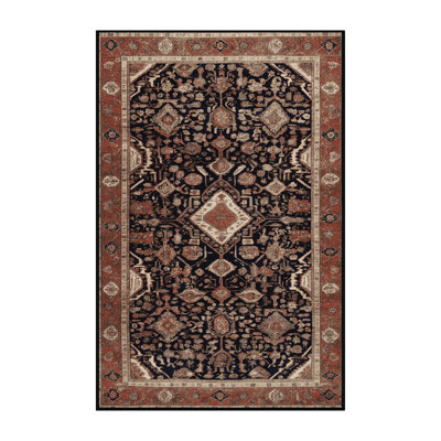 Tapis brun lavable à la machine