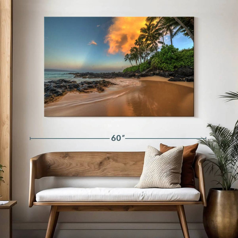 Senne Secret Cove Sunrise, H 34 po x l 51 po