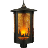 Rustic Lodge 1 - Light Lantern Head