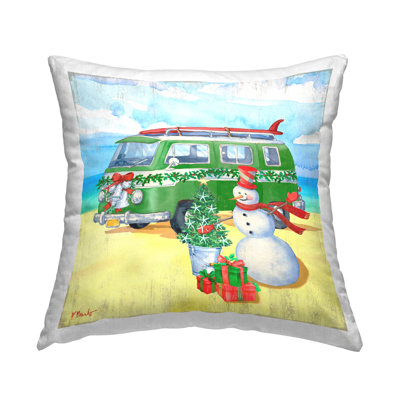 Housse et insert de coussin décoratif en polyester