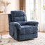 Fauteuil inclinable manuel pivotant en chenille pour le salon