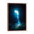 Classic Brown Wood Floater Framed