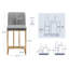 Tabouret de salle à manger l 16,14 po-88472563-88472562