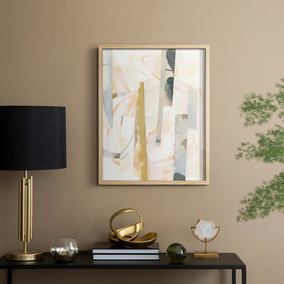 Melon Litmus I Framed Print - Solid Wood