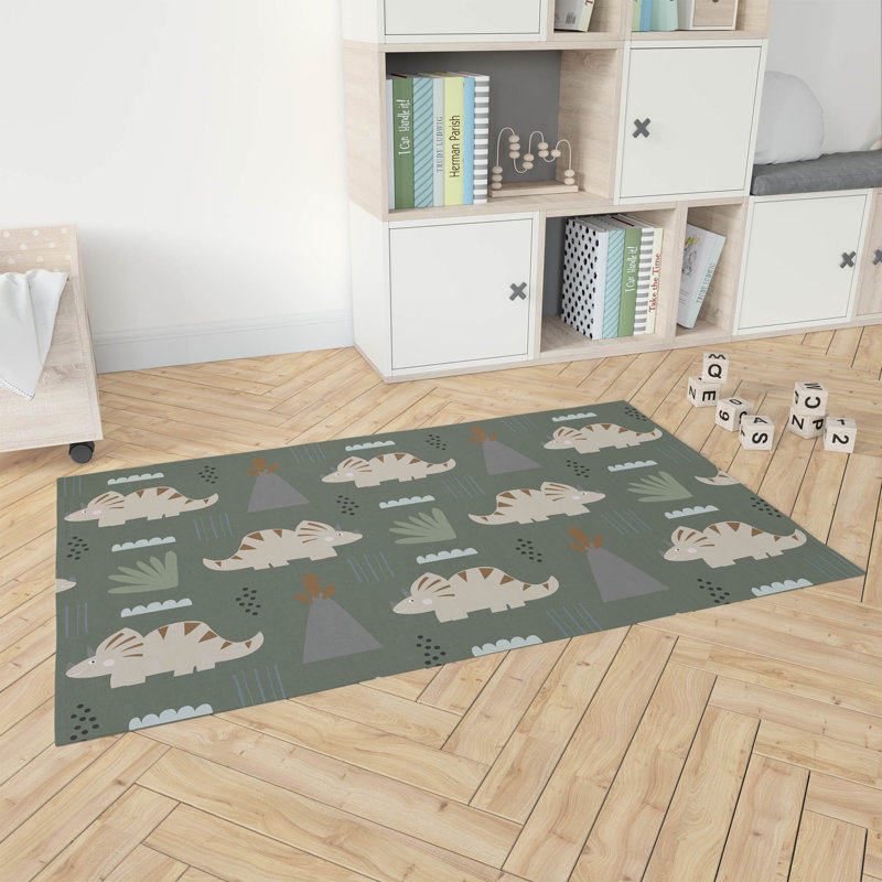Tricera Watch Kids Play Mat, Rectangle 4' x 6'