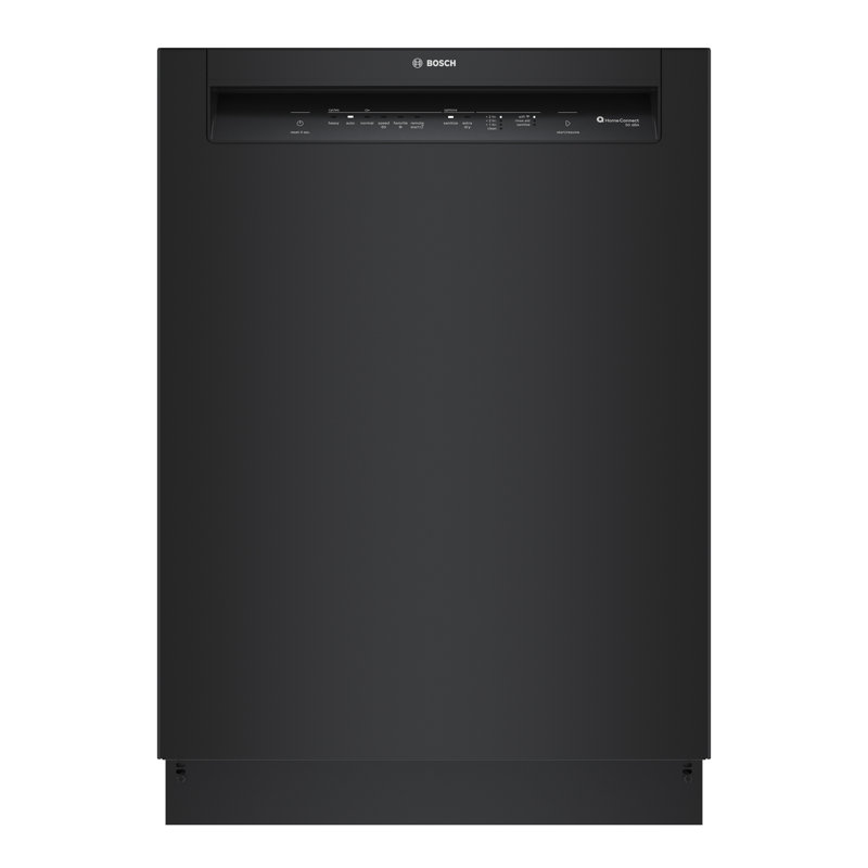 100 Series 24" Front Control Built-In Dishwasher with Hybrid Tub, Black