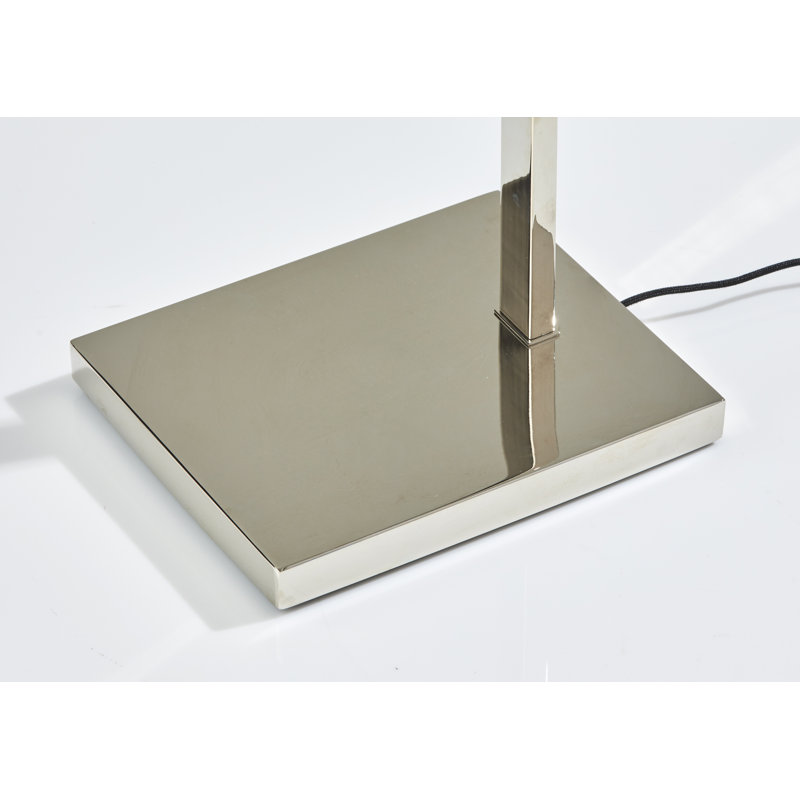 Cardie 48'' LED Task Floor Lamp, Polished Nickel