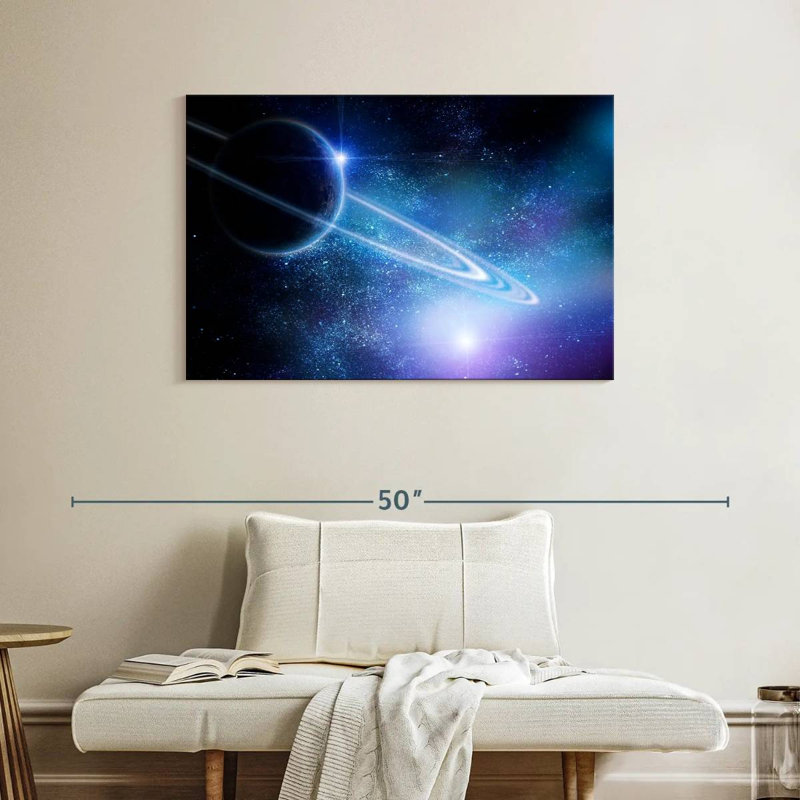 Oberle Ringed Saturn, 26" H x 39" W