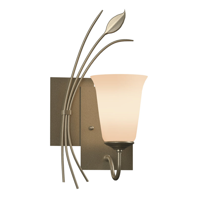 Leaf 1 - Light Dimmable Armed Sconce, Soft Gold, Left