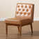 Gitano 17.3'' H Tufted Faux Leather Upholstered Side Chair