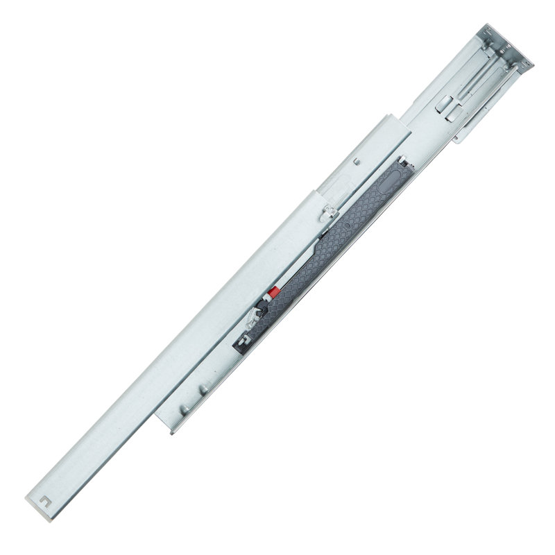 Glissière de tiroir en métal pleine extension à fermeture en douceur de 1,96 po, H 1,85 po x l 1,96 po x P 18 po