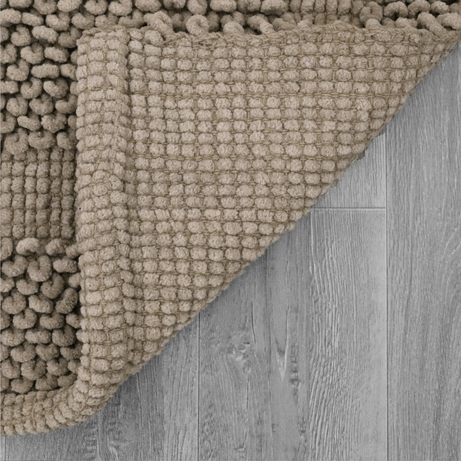Payten Classic Cotton Bath Mat, Single - 20"W x 32"L, Cappuccino