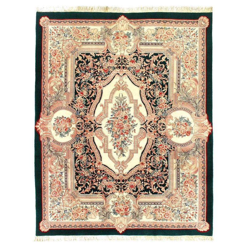 Oriental Area Rug in Green