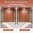 56-60"W x 58"H Mod Semi-Frameless Sliding Bathtub Door in Matte Black with 5/16" (8mm) Clear Glass-125362270