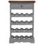 Wine Rack Solid Mahogany Wood 55x23x85 cm