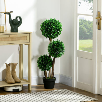 Arbre artificiel 3 avec mousse artificielle - Aspect attrayant 35,5 "Plant To Sun Damage
