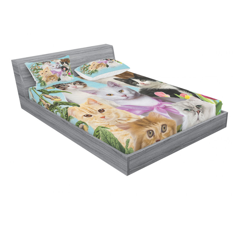Microfiber Sheet Set, Full Sheet Set + Fitted Sheet + 2 Pillowcases
