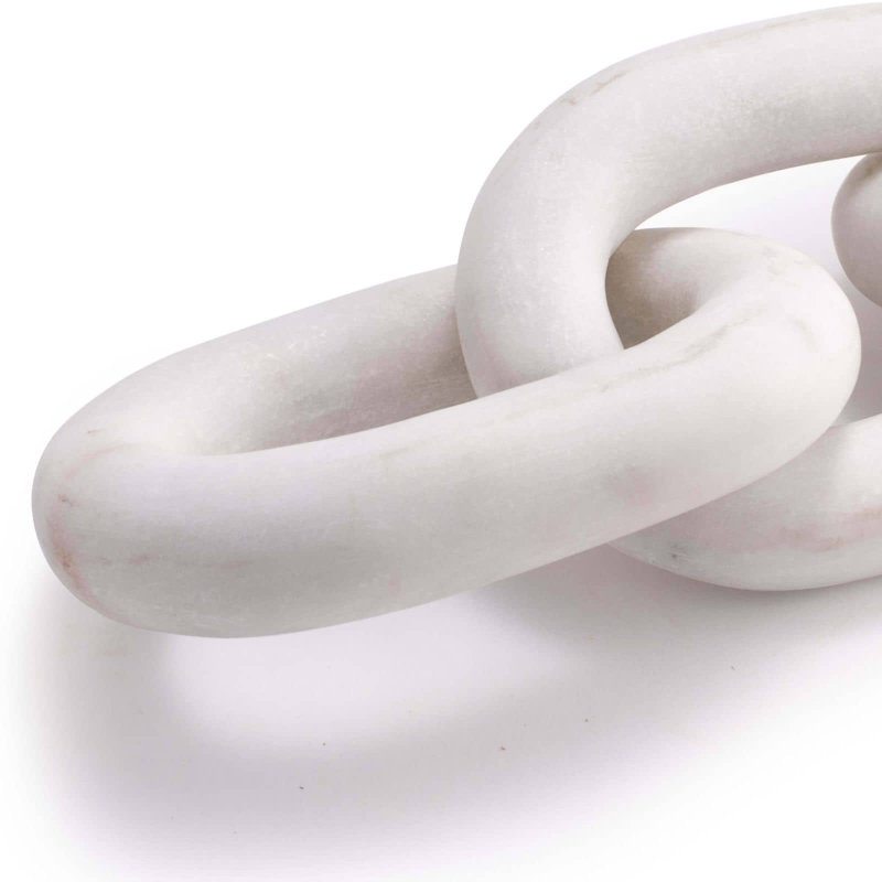 Atlas Marble Chain, White
