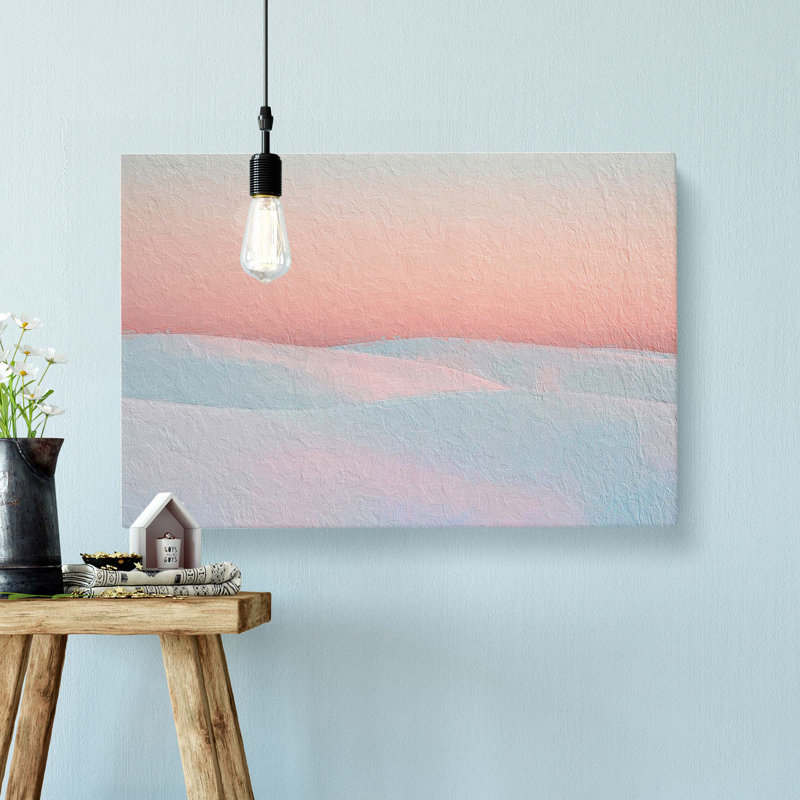 Pink Desert - Wrapped Canvas, 35cm H x 50cm W x 3cm D