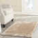 Assar Striped Handmade Tufted Area Rug in Champagne