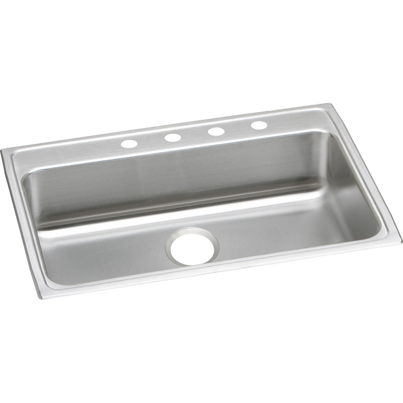 Lustertone 31" X 22" Drop-In Kitchen Sink, 6.38"