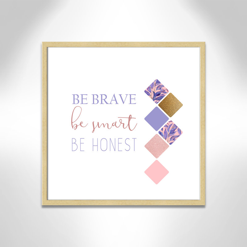 Be Strong 2, 23.5" H x 23.5" W x 1.19" D, Champagne Box Framed