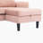 Ermon Upholstered Sofa Reversible Sectional Sleeper with Storage Chaise, Side Pocket-1897940523