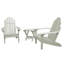 Chaise Adirondack en plastique avec table Anette-130369611