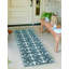Tapis intérieur / extérieur bleu sarcelle / ivoire Glidden-1258740661