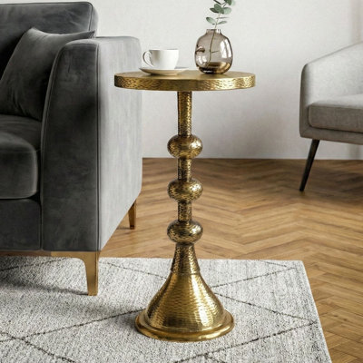 Pedestal Round Side Table