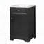 Meuble-lavabo simple 20 po avec porte à fermeture douce, support de rangement et tablette réglable-948257184