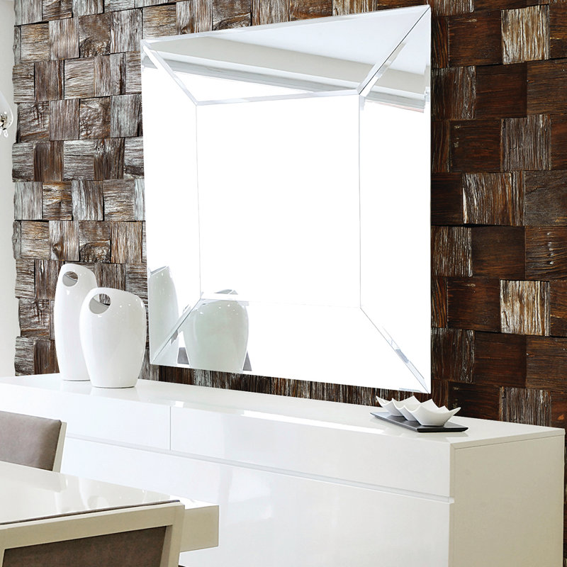 Panneau mural en bois naturel 9" Lodge