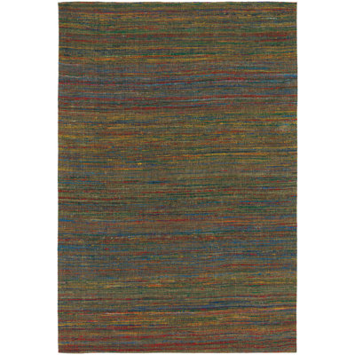 Tapis de zone brune dhurrie Cabarley