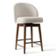 Tabouret de comptoir pivotant rembourré-1019391444