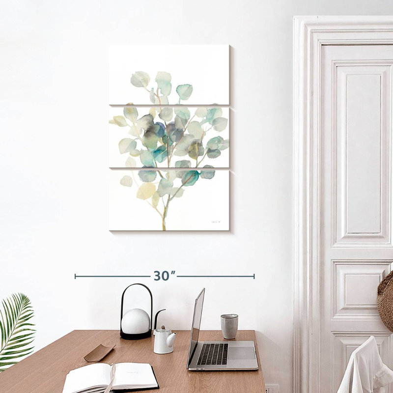 Harnek Eucalyptus White I, 32" H x 20" W
