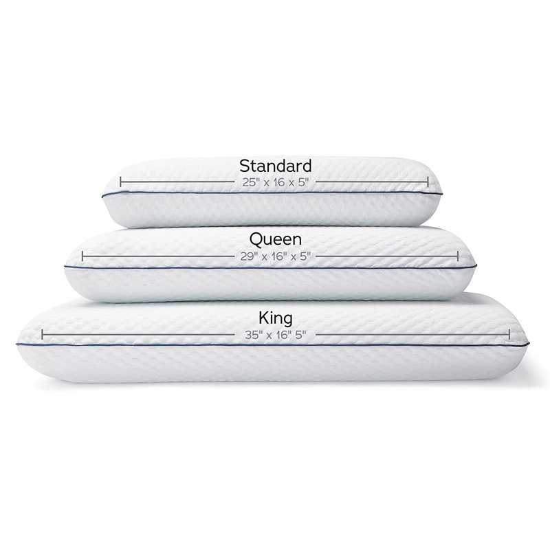 Lucasville Memory Foam Medium Pillow, White