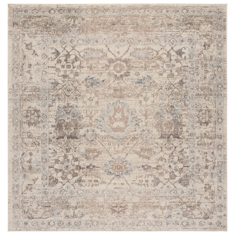 Madison 498 Performance Oriental Rug, Square 6'7"