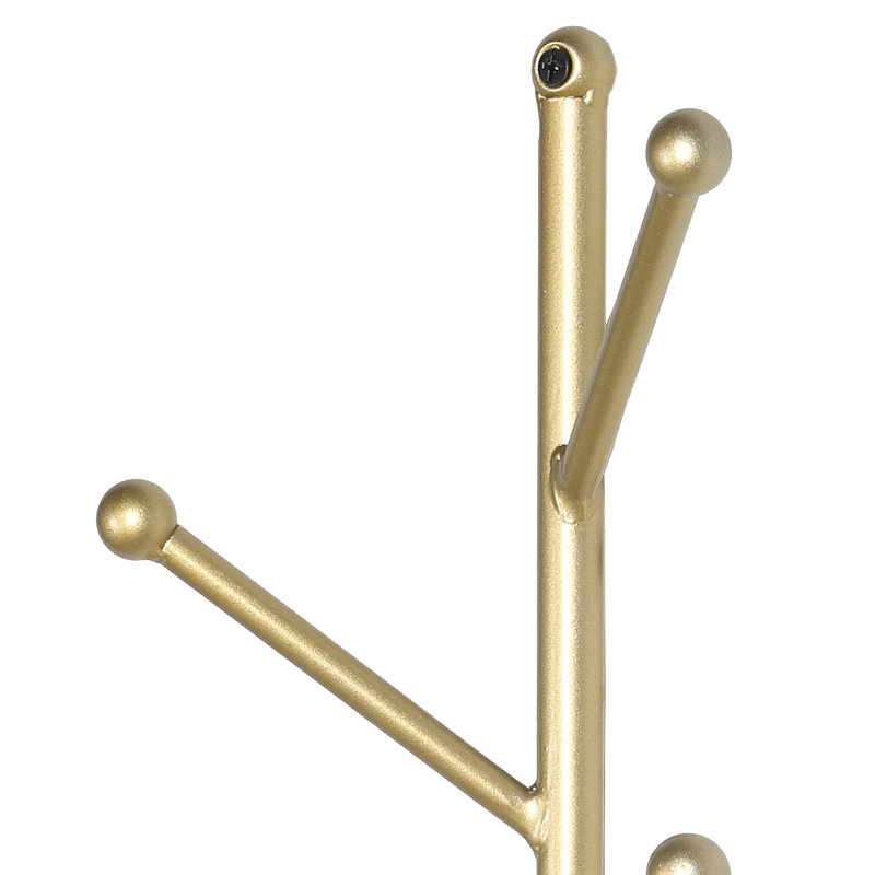 Davaney Iron 8 - Hook Wall Mounted Coat Rack
