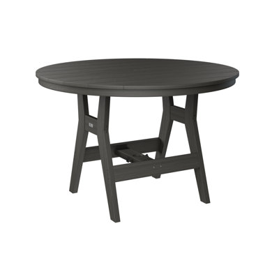Berlin Gardens Harbor Natural Coastal Grey 48″ Round Bar Table