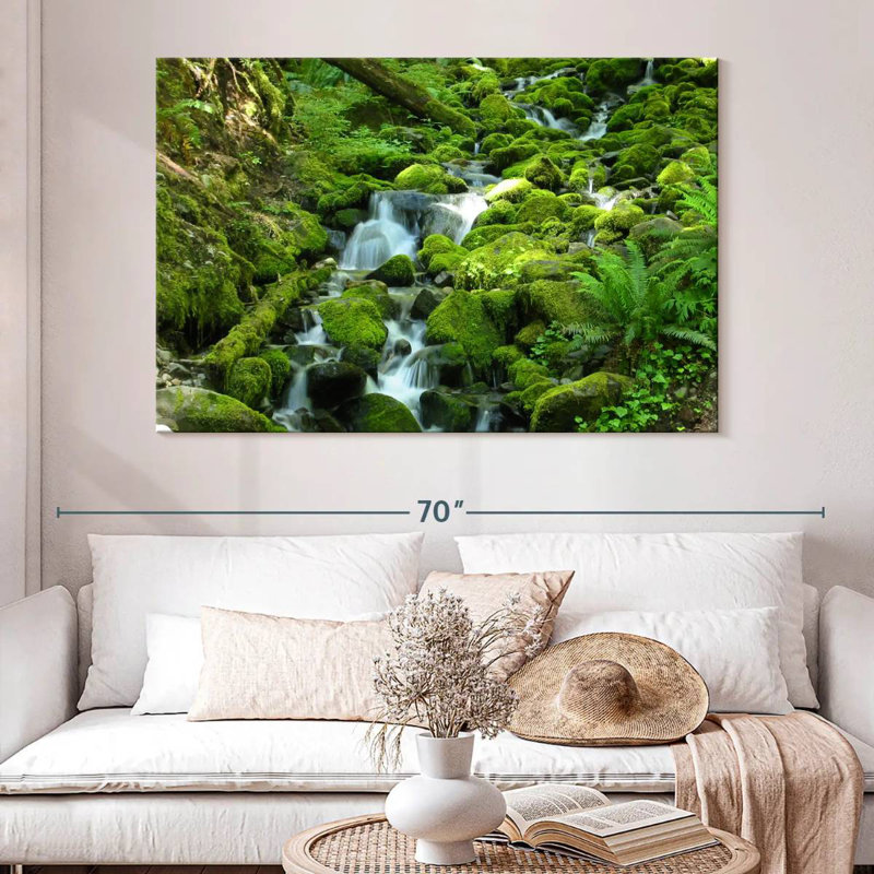 Alvord Stream At Olympic National Park, 34" H x 51" W