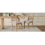 Ensemble de chaises de salle à manger de style classique avec confort rembourré et conception sans accoudoirs-1597658834