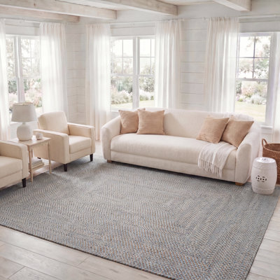 Tapis de couleur unie en coton tissé à la main Garbrand