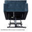 Fauteuil inclinable motorisé à inclinaison électrique à 180 ° avec massage thermique-1459758402