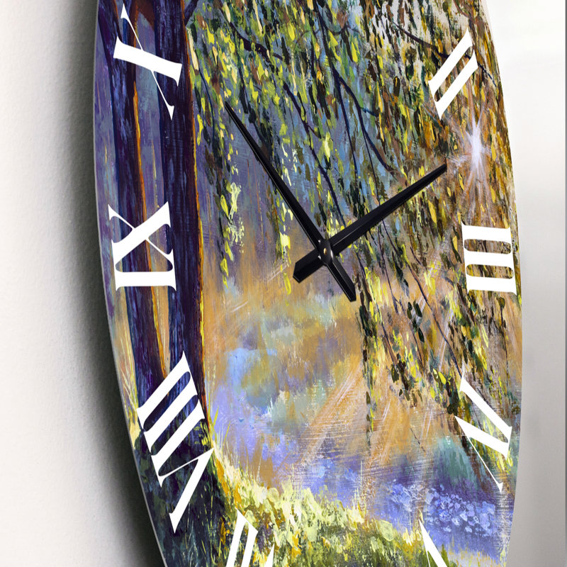 Horloge murale arbre, Moyen
