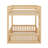 Full Over Full Wood Bunk Bed With Ladder And Guardrails-118703476