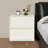 17.7" W Upholstered 2-Drawer Nightstand, Fully Assembled Modern Bedside Table (Right Hand)