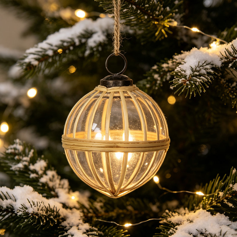 Ensemble de 3 décorations de Noël de 3,2 pouces, pièces décoratives pour arbre de Noël, décorations de fêtes, 3.2