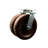 8 Inch Dual High Temp Phenolic Wheels Swivel Caster with Roller Bearing SCC